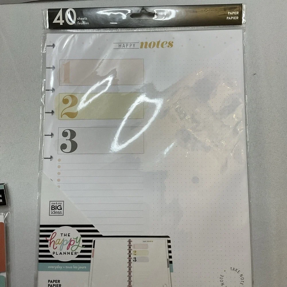 The Happy Planner‎ Everyday Happy Notes Large Refill Pages 40sheets